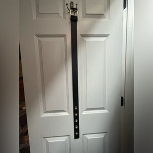 Michael Kors genuine pebbled leather belt